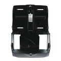 Toilet Tissue Dispensers | Boardwalk WP98053 Boardwalk Xtra 11.13 in. x 7.38 in. x 8.88 in. 2-Roll Controlled Bath Tissue Dispenser - Translucent Black (1/Carton) image number 4