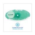 Metered Dispenser Refills | Boardwalk CURVP010I060M02AAS8100 Curve Solid Air Freshener - Cucumber Melon Fragrance, Green (10/Box) image number 4