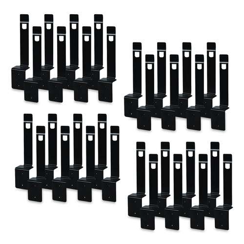 Hand Sanitizer Accessories | PURELL 5830-08-BLK Rail Mount for ES Everywhere System - Black (4/Carton) image number 0
