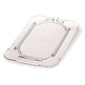 Food Storage Containers & Lids | Carlisle 10336U07 4.31 in. x 6.88 in. x 0.44 in. StorPlus Polycarbonate Flat Universal Plastic Lid - Clear image number 2