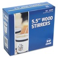 Straws/Stems/Sticks | AmerCareRoyal R810 5.5 in. Wood Coffee Stirrers (10000/Carton) image number 5