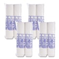 Food Containers & Lids | Dart 50HT1 5.38 in. x 5.5 in. x 2.88 in. Foam Hinged Lid Containers - White (500/Carton) image number 2