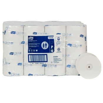 TOILET TISSUES | Tork 472880 Advanced 2-Ply Coreless High Capacity Bath Tissue - White (36/Carton)