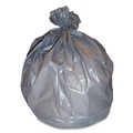 High-Density Trash Bags | Heritage Z7660WS 38 in. x 60 in. 22 mic 60 Gallon High-Density Waste Can Liners - Silver (150/Carton) image number 3