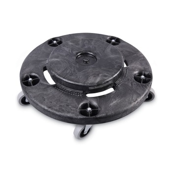 DOLLIES | Boardwalk 3485200 18.25 in. Diameter 300 lbs. Capacity Refuse Container Utility Dolly - Gray