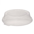 Food Containers & Lids | Pactiv Corp. YCI800090000 8.75 in. x 0.8 in. ClearView Dome-Style Plastic Lid with Tabs - Clear (126/Carton) image number 4