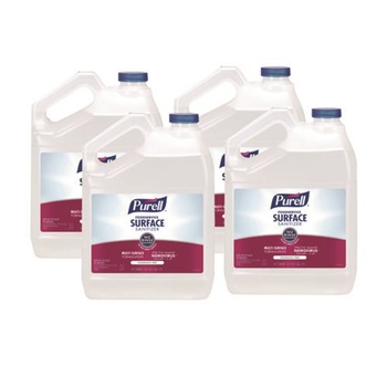 DISINFECTING AND CLEANING SOLUTIONS | PURELL 4341-04 1 Gallon Bottle Fragrance-Free Foodservice Surface Sanitizer (4/Carton)