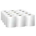 Perforated Roll & Hand Towels | Scott 01000 8 in. x 1000 ft. 1.5 in. Core 1-Ply Essential High Capacity Hard Roll Towels - White (12 Rolls/Carton) image number 0
