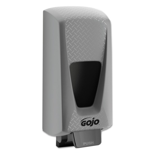 Soap Dispensers | GOJO Industries 7500-01 PRO 5000 9.31 in. x 7.6 in. x 21.2 in. 5,000 milliliter Hand Soap Dispenser - Gray image number 0