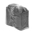 Food Containers & Lids | Pactiv Corp. YCNB06000000 EarthChoice 5.75 in. x 5.95 in. x 3.1 in. Microwavable MFPP Plastic Hinged Lid Container With SmartLock - Black (400/Carton) image number 1
