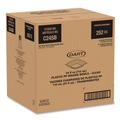 Cleaning Cloths & Wipes | Dart C24SB 5 in. x 5 in. x 1.99 in. 24 oz. Plastic Bowls - Square Clear (252/Carton) image number 1