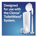 Toilet Brushes | Clorox CLO31620 ToiletWand Disinfecting Refill Heads - Blue/White (6 Packs/Carton) image number 8