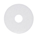 Floor Pads-Cleaning, Buffing & Polishing | Boardwalk BWK4012WHI 12 in. Diameter Polishing Floor Pads - White (5/Carton) image number 1