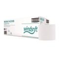 Perforated Roll & Hand Towels | Windsoft WIN1420B 7.3 in. x 15 in. Center-Flow Perforated Paper Towel Roll - White (6 Rolls/Carton) image number 0