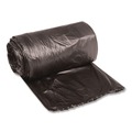 Low-Density Trash Bags | Boardwalk H4832RKKR01 16 Gallon 0.35 mil 24 in. x 32 in. Perforated Roll Low-Density Waste Can Liners - Black (50 Bags/Roll, 10 Rolls/Carton) image number 1