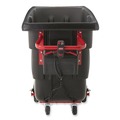 Carts & Trucks | Rubbermaid Commercial 2173519 101 gal 850 lb Capacity Plastic Motorized Roto Tilt Truck - Black image number 1