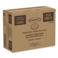 Cup Lids | Dart 32SL1 Plastic Lids for Foam Cups and Containers Fits 32 oz./44 oz./60 oz. Hot Cups - Translucent (1000/Carton) image number 1