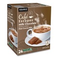 Coffee - Caffeinated | Cafe Escapes 5000330121 Hot Cocoa K-Cups - Milk Chocolate (96/Carton) image number 2
