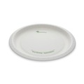 Plates | Pactiv Corp. PSP10EC EarthChoice Pressware 10 in. Diameter Plate Paper Compostable Dinnerware - White (300/Carton) image number 0