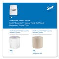Towel Dispensers | Scott 46254 Essential 13.06 x 11 x 16.94 Manual Hard Roll Towel Dispenser - White (1/Carton) image number 8