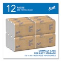 Perforated Roll & Hand Towels | Scott 03650 9.2 in. x 9.4 in. Multi-Fold Towels - White (3000/Carton) image number 2