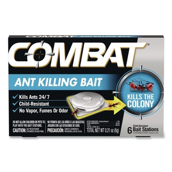 INSECTICIDES | Combat DIA 45901 Combat Child-Resistant Ant Killing System (72/Carton)