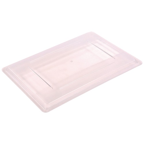 Food Storage Containers & Lids | Carlisle 1062707 18 in. x 26 in. x 1.28 in. StorPlus Polycarbonate Food Storage Container Lid - Clear image number 0