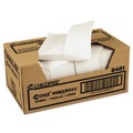 Perforated Roll & Hand Towels | Chicopee 8481 13 in. x 15 in. Z Fold Durawipe Shop Towels - White (100/Carton) image number 0