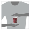Cups | SOLO 370SI-0041 10 oz. Bistro Design Paper Hot Drink Cups - Maroon (50/Pack) image number 4