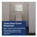 Toilet Seat Covers | Tork TC0020 14.5 in. x 17 in. Half-Fold Paper Toilet Seat Cover - White (250/Pack, 20 Packs/Carton) image number 6