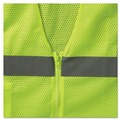 Clothing Protection | Ergodyne 21055 GloWear 8210Z Class 2 Polyester Mesh Economy Vest - Large to X-Large/Lime image number 2