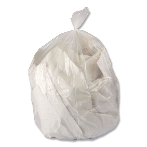 Low-Density Trash Bags | Heritage H4832MC RAC 24 in. x 32 in. 16 gal. 0.5 mil Linear Low-Density Can Liners - Clear (500/Carton) image number 0