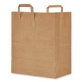 Grocery Bags | Paper Bags & Sacks HB70NP3CLG 12 in. x 7 in. x 17 in. 1/7 BBL Size Flat Handles Bag - Kraft (300/Bundle) image number 0