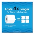 Toilet Tissues | Cottonelle 55489 Ultra CleanCare 1-Ply Septic Safe Mega Rolls Strong Tissue Toilet Paper - White (48/Carton) image number 6