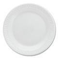 Plates | Dart 6PWQR 6 in. Quiet Classic Laminated Foam Dinnerware Plates (1000/Carton) image number 1