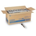Disposable Spoons | Dixie TH53C7 Individually Wrapped Heavyweight Polystyrene Teaspoons - Black (1000/Carton) image number 0