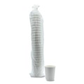 Cups | Boardwalk BWKDW8HCUPPK 8 oz. Double-Walled Paper Hot Cups - White (25/Pack) image number 2