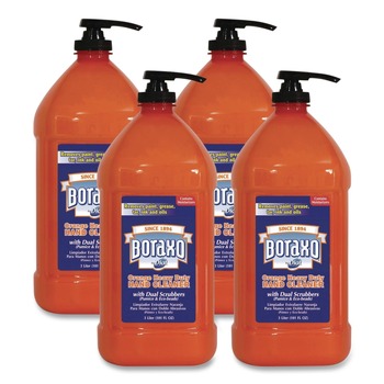  | Boraxo DIA 06058 3 Liter Orange Heavy Duty Hand Cleaner - Citrus Scent (4/Carton)