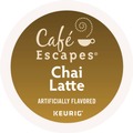 Coffee - Caffeinated | Cafe Escapes 5000330124 K-Cups - Chai Latte (96/Carton) image number 1