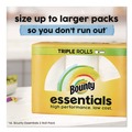 Perforated Roll & Hand Towels | Bounty 80811697 Essentials Select-A-Size Kitchen Roll Paper Towels, 2-Ply, 5.9 x 11, White, 162 Sheets/Triple Roll, 12 Rolls/Carton image number 8