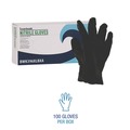 Food Service Disposable & Single Use Gloves | Boardwalk BWK396XLCT 4.4 mil Disposable General-Purpose Powder-Free Nitrile Gloves - X-Large, Black (1000/Carton) image number 7