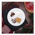 Plates | Dart 9CPWCR 9 in. 3-Compartment Concorde Foam Plate - White (4 Packs/Carton) image number 5