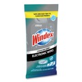 Cleaning Cloths & Wipes | Windex 319248EA 25 Wipes 1-Ply 7 in. x 10 in. Electronics Cleaner - Neutral Scent, White image number 2