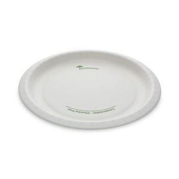 Pactiv Corp. PSP10EC EarthChoice Pressware 10 in. Diameter Plate Paper Compostable Dinnerware - White (300/Carton)