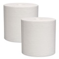 Perforated Roll & Hand Towels | WypAll 05820 L30 Center-Pull Roll 9.8 in. x 15.2 in. Towels - White (300/Roll, 2 Rolls/Carton) image number 0