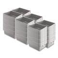 Perforated Roll & Hand Towels | Rubbermaid Commercial FG335192GRAY 17.3 in. x 7 in. x 21.5 in. Bus/Utility Box - Gray (1-Pallet) image number 0