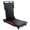 Carts | Rubbermaid Commercial FG430000BLA 23.88 in. x 45.13 in. x 34.38 in. 400 lbs. Capacity 2 Shelves Plastic Convertible Utility Cart - Black image number 2