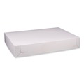Bakery Boxes & Containers | SCT 1995 26 in. x 18.5 in. x 4 in. Paper Standard Bakery Boxes - White (50/Carton) image number 1
