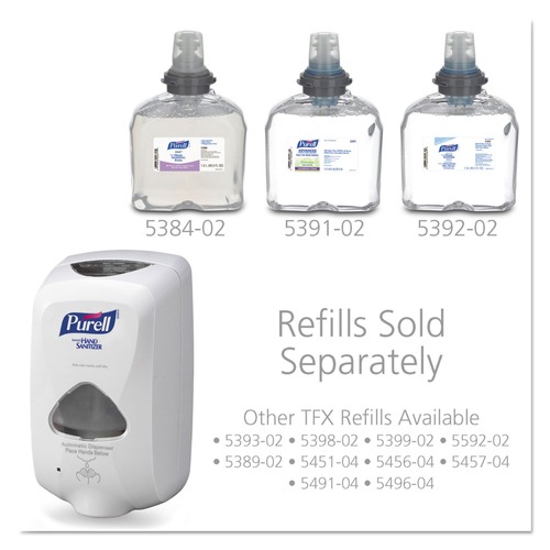 Hand Sanitizer Dispensers | PURELL 2720-12 Tfx Touch Free Dispenser, 1200ml, Dove Gray image number 0