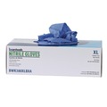 Food Service Disposable & Single Use Gloves | Boardwalk 380XLBXA 4 mil. Disposable General-Purpose Nitrile Gloves - X-Large Blue (100/Box) image number 4
